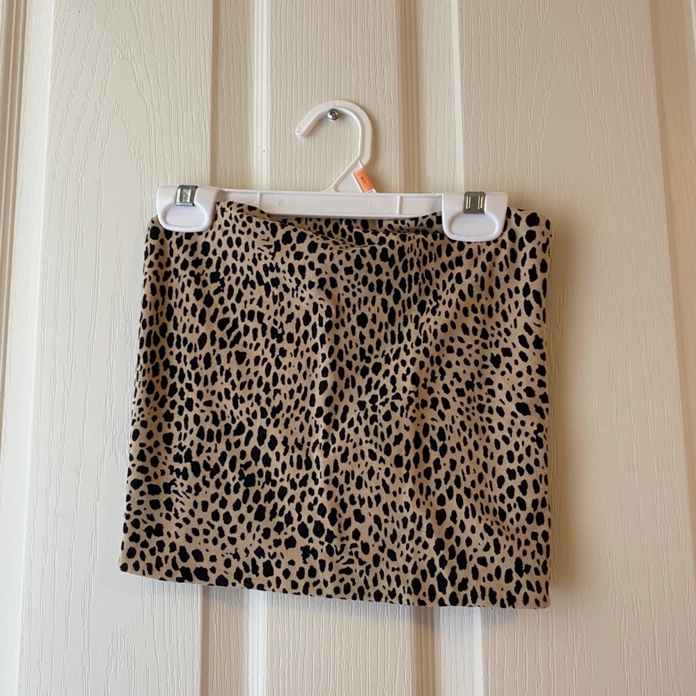 Brandy Melville cheetah print tube top